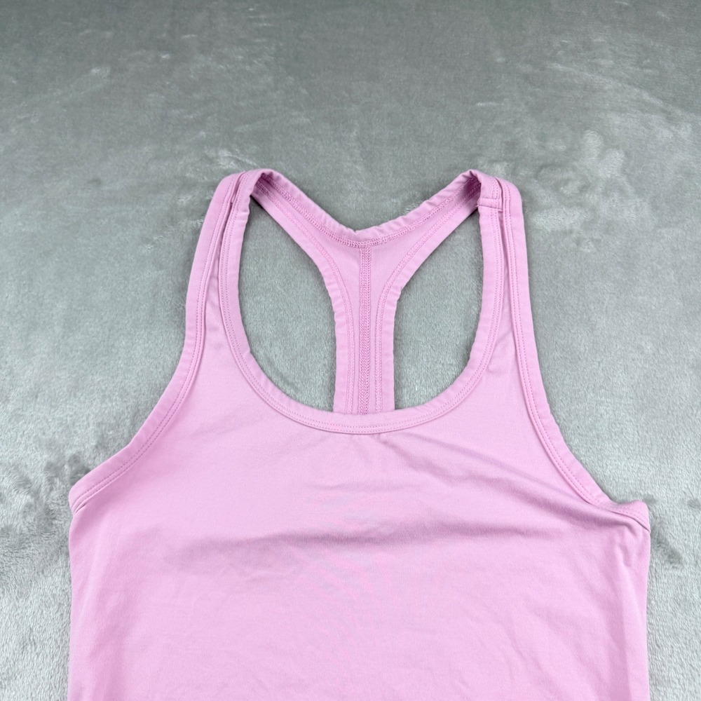 Nike Dri-FIT Pink Racerback Tank Top Women's XS Training Running Yoga Gym Active - Picture 8 of 9